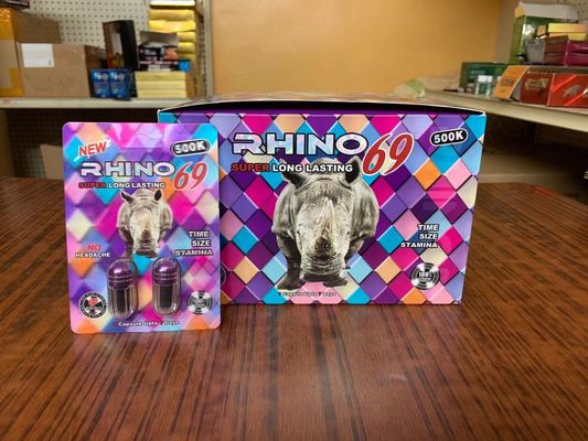 Rhino Super Long Lasting 69 1 Box 48 Pills Rhino 69 Power 500k