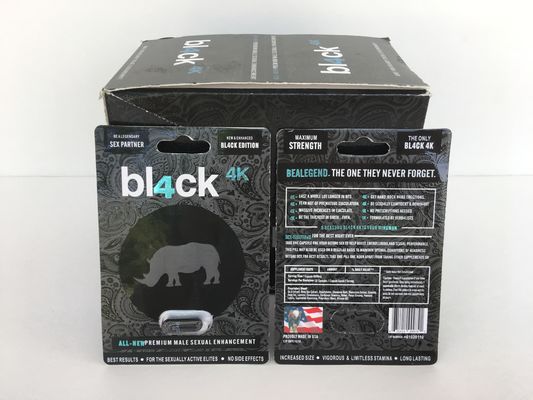 Black 4K Male Enhancement Sex Pills for Men 1 Box = 24 Pills