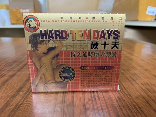 Hard Ten Days Pill Male Enhancement Pills 1 Box 36 Pills