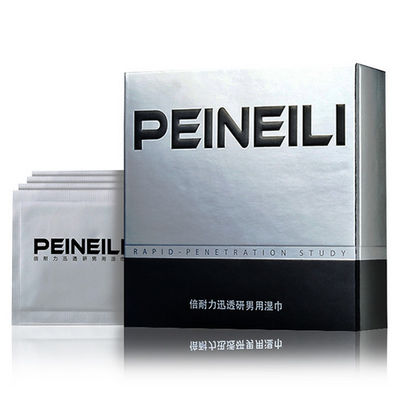 China PEINEILI 12 pieces/box Long time delay Wipes for men penis premature ejaculation Don't numb Delay spray supplier