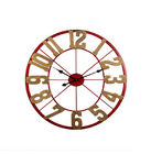 China Factory Supply Metal Decorative Arabic Number Wall Clock with Metal Wall Clock Decorative Digital Wall Clock company