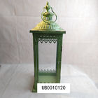 China Green Antique Wedding Lanterns Vintage Candle Lantern Metal Holder company