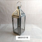China Modern Outdoor Decorative Candle Lantern Metal Iron Glass Candle Lantern Holder company