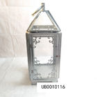 China Candle Shape Metal Waterproof LED Solar Lantern Light Rechargeable For Patio Courtyard Garden company