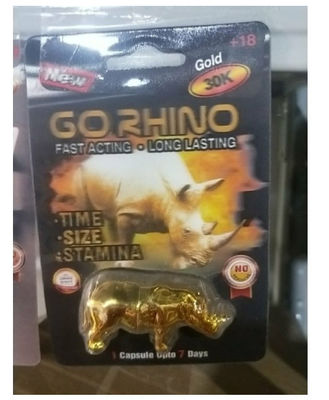 China GoRHINO Herbal Male Performance Enhancement Products Sex Enhancement Pills Long - acting Hard For Preventing Erectile factory