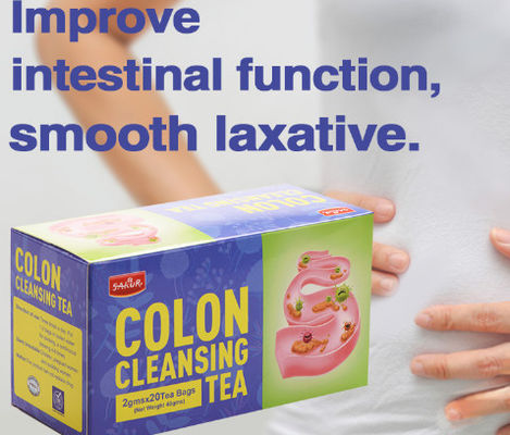China Health Pure Natural Slim Colon Cleansing Herbal Tea And Weight Loss Benefit Anti Constipation factory